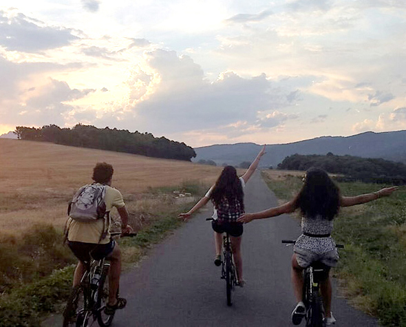 Cycling in Camping Angosto